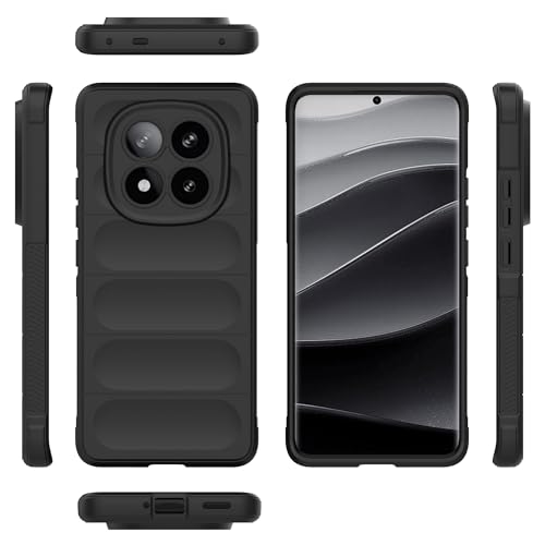 Coque Xiaomi Redmi Note 14 Pro Plus silicone flexible housse antichoc noir mince - 2