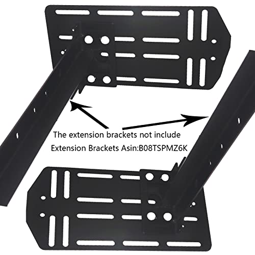 2 PCS King Headboard Attachment Bracket Modification Plate, Frame Adapter Brackets, Headboard Brackets for Metal Bed Frame