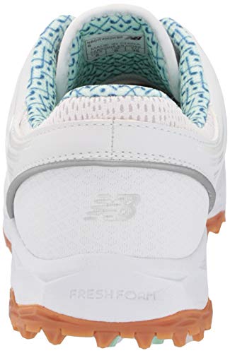 New Balance Women's Fresh Foam Breathe Golf Shoe, White/Blueprint, 9 #TOP2