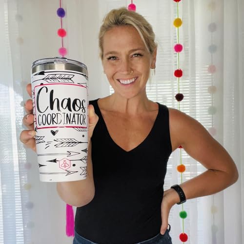 Biddlebee Copo de caneca de café de viagem com tampa deslizante | Copo térmico de aço inoxidável à p