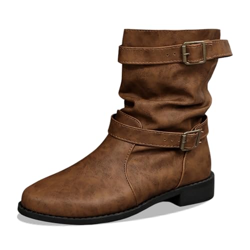 Botas De Mujer Extra Anchas Botines Invierno tobillo para Diseno Moderno Tacon Ancho y Comodo mayor durabilidad pies hinchados