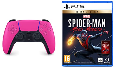 Image of Sony DualSense Controller Pink - & Marvel's Spider-Man: Miles Morales - Ultimate Edition (PS5)