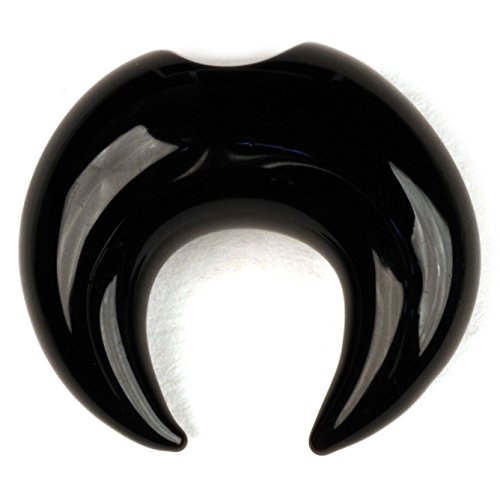 Glass Septum Pincher: 6g Black, 3/8" Diameter