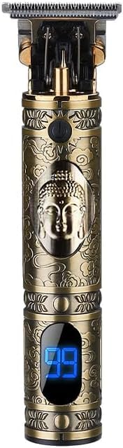 Professional Ricaricabile Senza Fili Elettrico Senza Fili Rasoio Trimmer Machie Capelli Clipper, Gold