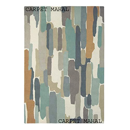 Image of Carpet Mahal Export Quality Handmade Tuffted Pure Woollen Carpet for Hall Living Room Bedroom Size 10 x 13 feet (300X390 Cm) Color-Multi