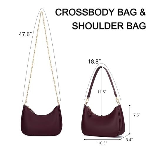 Image of KKXIU Shoulder Bag for Women Cute Hobo Purses and Handbags Retro Clutch Underarm Purse | Cute