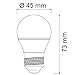 A2BC LED Lighting, Bombilla Esférica con Luz Calida, 6 W, Paquete de...