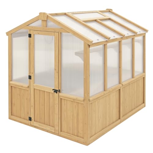 Yardistry 6.7 x 7.8 Meridian Cedar Greenhouse - image 1