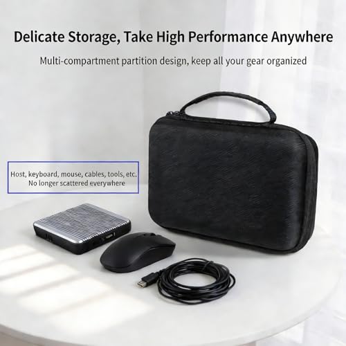 Bolsa portátil para computadora de EVA con protección rígida impermeable para cables 5