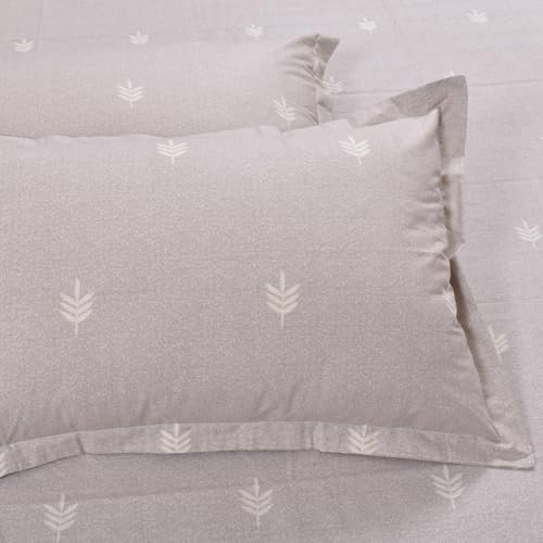 Image of Huesland by Ahmedabad Cotton 144 TC Cotton Elastic Fitted Bedsheet for Single Bed with 1 Pillow Cover | 36 x 78 inches