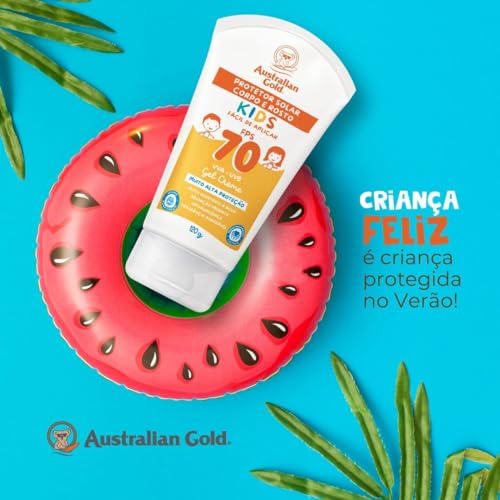 AUSTRALIAN GOLD PROTETOR CORPORAL GEL CREME KIDS FPS 70 120g