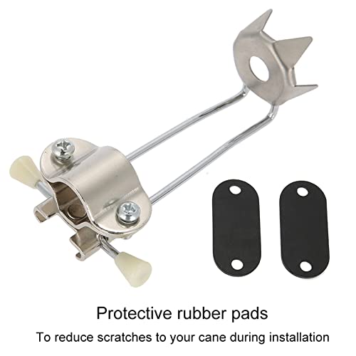 5 Prong Retractable Ice Cane Tip Attachment, Walking Mobility Crutches Non Slip Ice Grip, Essential For Safer Walking In Ice And Snow #TOP7
