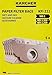 Kärcher Original Paper Filter Bags KFI 222: 5 pieces, 2-play, custom-fit for Kärcher Wet and Dry Vacuum Cleaners WD 2, MV 2, WD 2.200 to WD 2.550, SKU 6.904-332.0