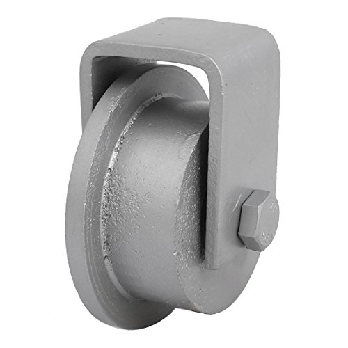 Aexit 100mm Dia Wheel 304 Stainless Steel T-shaped Single Side Bearing Fixed Pulley (543c4990859e7ced58d8a4d971ced2e6)