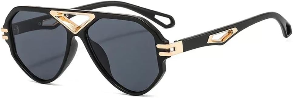 Triangle Hollow Sunglasses For Men Women Fashion Vintage Male Ladies Car Driving UV Protection Glasses Eyewear Shades