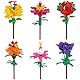 sarcia.eu Blumenstrauß aus Bauklötzen, kreativ, 6 Blumen in Kugeln, DIY Set 6+ (Blumenstrauß)