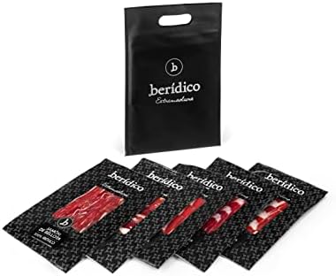 Jamón de Bellota 100% Ibérico. 5 Sobres de 100 g cortado a mano p...
