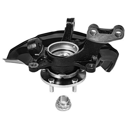 Image of Detroit Axle - FWD Front Left Steering Knuckle & Wheel Hub Bearing Replacement for 2004 2005 2006 2007 Toyota Highlander