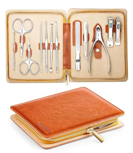 MR.GREEN 12-in-1 Manicure Set – Professional Nail Clipper Set, Ge...