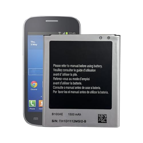 MUKUZI Batterie compatible avec Galaxy Trend Lite GT-S7390 Téléphone portable (remplacement pour B100AE)