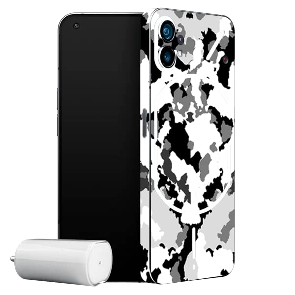 Nothing Phone (1) 5G Mobile Skin Wrap Sticker (Combo, Camou Black and ...