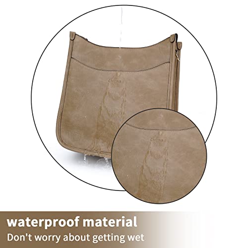 Image of Women's Shoulder Handbags Fashion Vegan Leather Crossbody Bag Shoulder Purse For Ladies with 2PCS Adjustable Strap