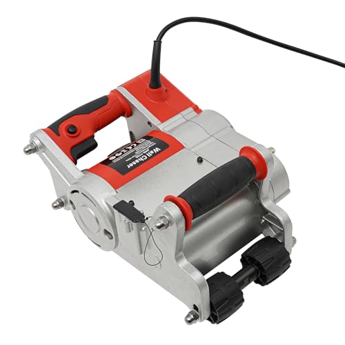 TITIDU Wall Groove-cutting Machine,1100W Wall Groove Cutting Slotting Machine Electric Wall Chaser Brick Cement 1600r/min,Efficient Slotting,for Cement Cover Wall
