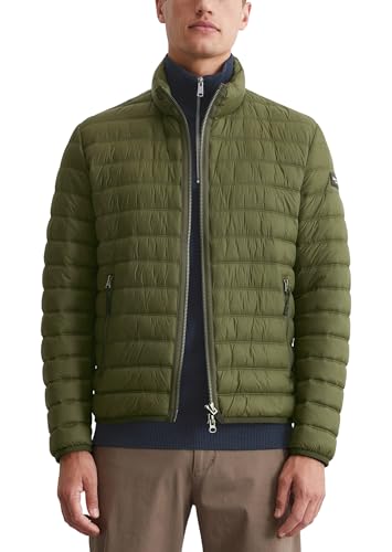 Marc O'Polo Herren Steppjacke mit Stehkragen leicht, Grün (Dried Herb), S