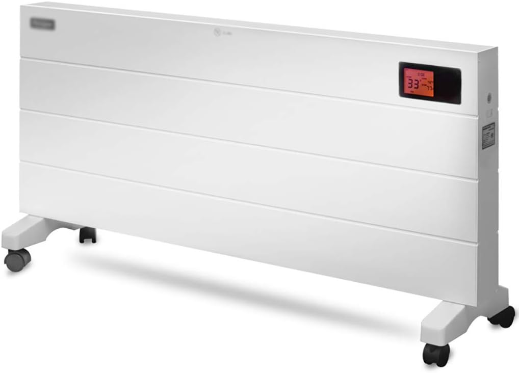 Portable Electric Convector Heater, Wall Mounted or Free Standing, Panel Convection Heating, with Remote Control, IPX4 Waterproof (2000W, 2500W, 3000W)