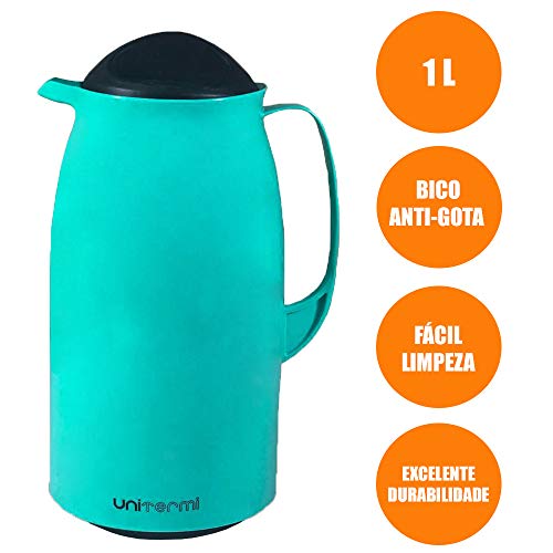 Garrafa Térmica Unitermi Veneza 1 Litro – Verde Tiffany
