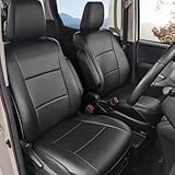 YORKNEIC シートカバー トヨタ ノア ヴォクシー 90系 7人乗り車 2022年から現行 2列目オットマン付き 専用シートカバー 防水 合革材質 シート保護カバー 全席セット ブラック