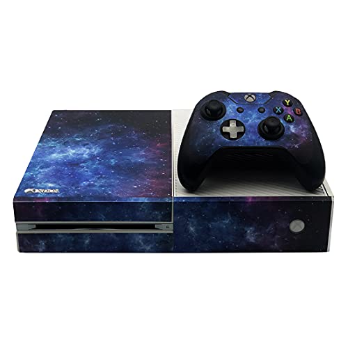 Uushop Protective Vinyl Skin Decal Cover For Microsoft Xbox One Blue And Purple Nebula(Upgraded) #TOP1
