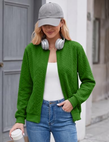 Image of Zip Up Sweatshirts for Women Casual Outfits Cardigan Outerwear Trendy Winter Jackets Coat