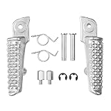 Motorcycle Front Foot Pegs Footrest Pedal Fits for Honda CBR600RR 2007-2019, Bolt Diameter : 6mm (Fr