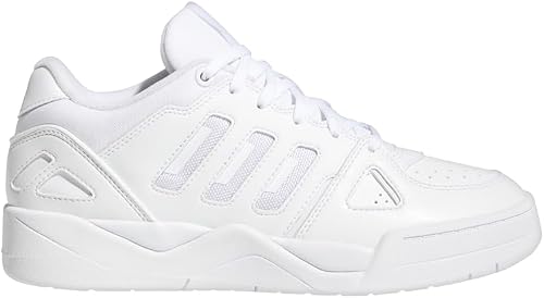 Adidas Men's Midcity Low Top, White/White/Grey, 4