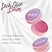 Libeauty Lash Lift Glue Balm Eyelash Perm Glue Wax for Professional Lash Lifting and Brow Lamination, Strong Stickiness and Non-Drying for Easy Adjustment, Water Soluble Lash Adhesive 10g (Pink Peach)