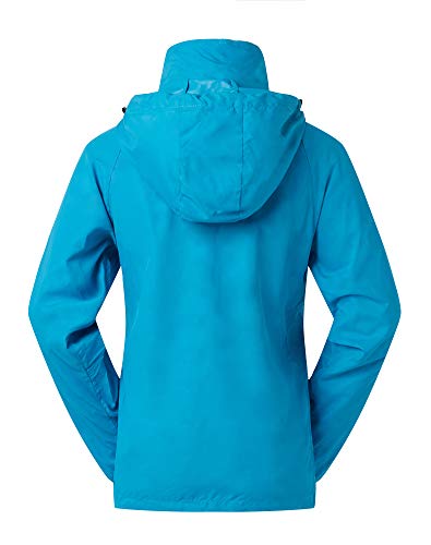 Image of Women's Lightweight Waterproof Jacket Packable Windbreaker Running Coat