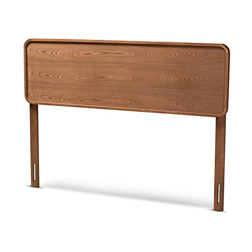 Bowery Hill Mid-Century Wood King Headboard In Walnut Brown #TOP15