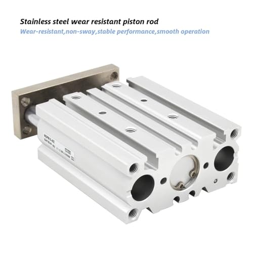 Vérin pneumatique mince à trois axes avec cylindre de guidage compact MGPM12 - 7