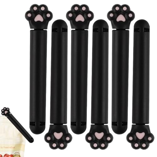 t[hXg[WV[ONbv - 6PCS CAT PAW SNACK BAG CLIPS FOR FRIDGEgp|`bvAhCt[hAVAobOp̋CV[Nbv|킢̃fUCAėp\ȃLb`ANZT[