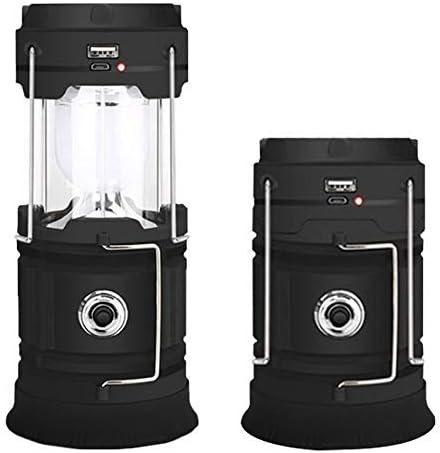 Camping Lantern - Maxesla Ultra Bright Collapsible LED Lantern Portable Flashlight with Rechargeable Battery, Durable, Water Resistant, Suitable for Hiking, Camping, Emergencies, Hurricanes, Outages