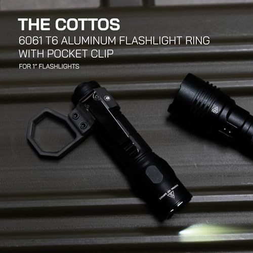 image for Triton Cottos 6061 T6 Aluminum Flashlight Ring for Most 1