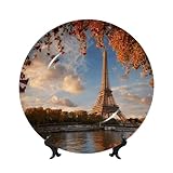 Cadeau attentionné et conseils d'entretien : Cette assiette décorative est un cadeau idéal pour un anniversaire, une pendaison de crémaillère, un mariage, Noël ou toute autre occasion spéciale. Usage décoratif uniquement ; ne convient pas au micro-ondes ni au lave-vaisselle. Nettoyer avec un chiffon doux pour préserver le liseré doré et la finition brillante.