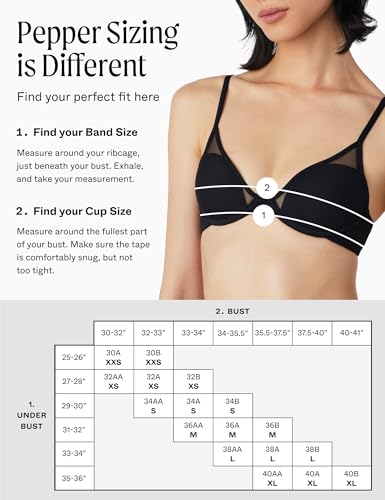 Pepper Underwire Bra | Classic All You Underwire Bras for Women, Relaxed Fit, Ultra Comfy Bra Without Gaps (30A-40B)3