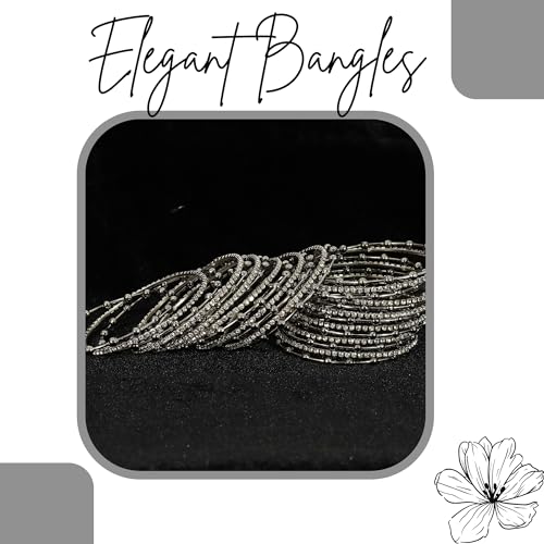Image of NMII Stylish Glossy Bangle & Bracelet Set for Women & Girls