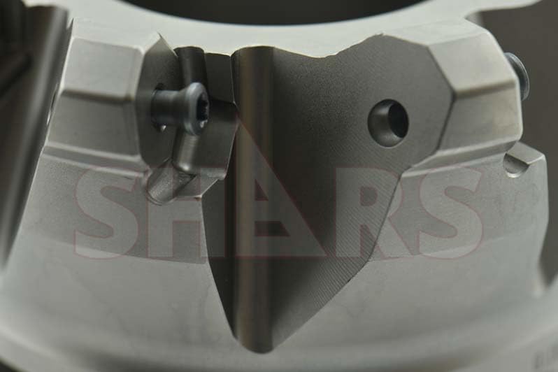 Shars 4" 45° Indexable Face Mill ONHU 16 Cutting Edge Insert + Certificate 404-2630W R[