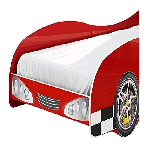 Cama Infantil Carro Rally Vermelho - Vermelho