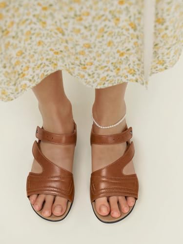 Image of SHIBEVER Wedge Sandals for Women Dressy: Comfortable Summer Low Wedges 2026 Platform Walking Womens Shoes