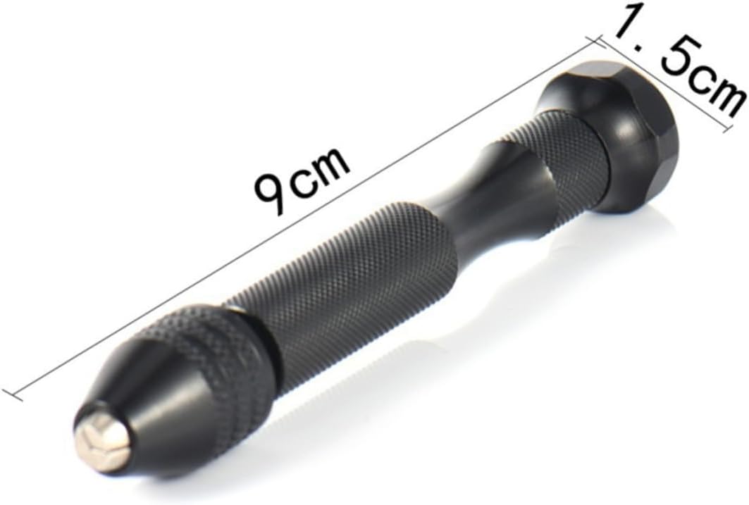 26pcs Hand Drill Set Single Ended Hand Drill Bits Wire Gauge Bit Holder for Jewelry and Watch Repair