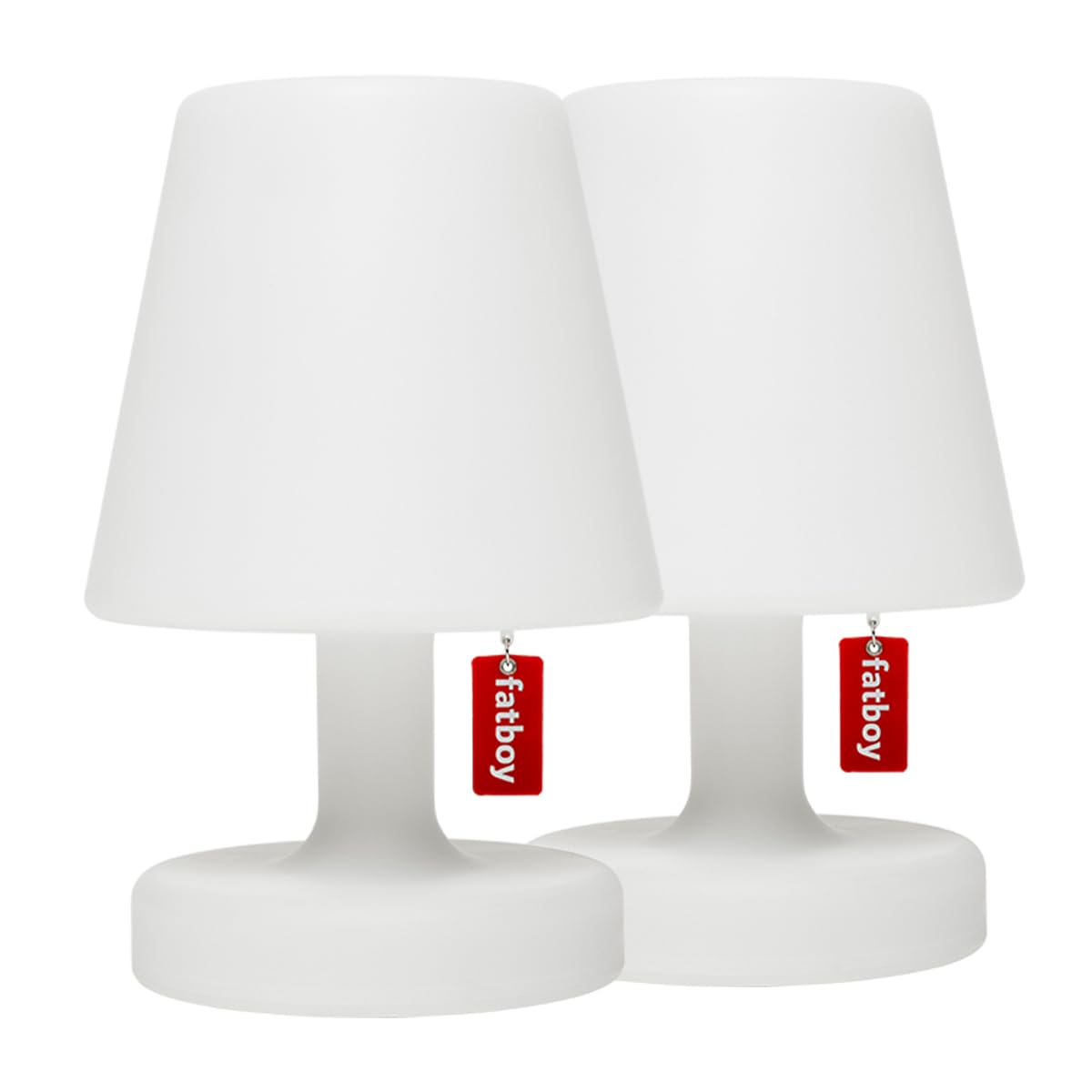 Fatboy Edison the Petit | Juego de 2|Mesa LED al aire libre al aire libre noche inalámbrica y USB recargable picol blanca jardín [Clase de eficiencia energética A]